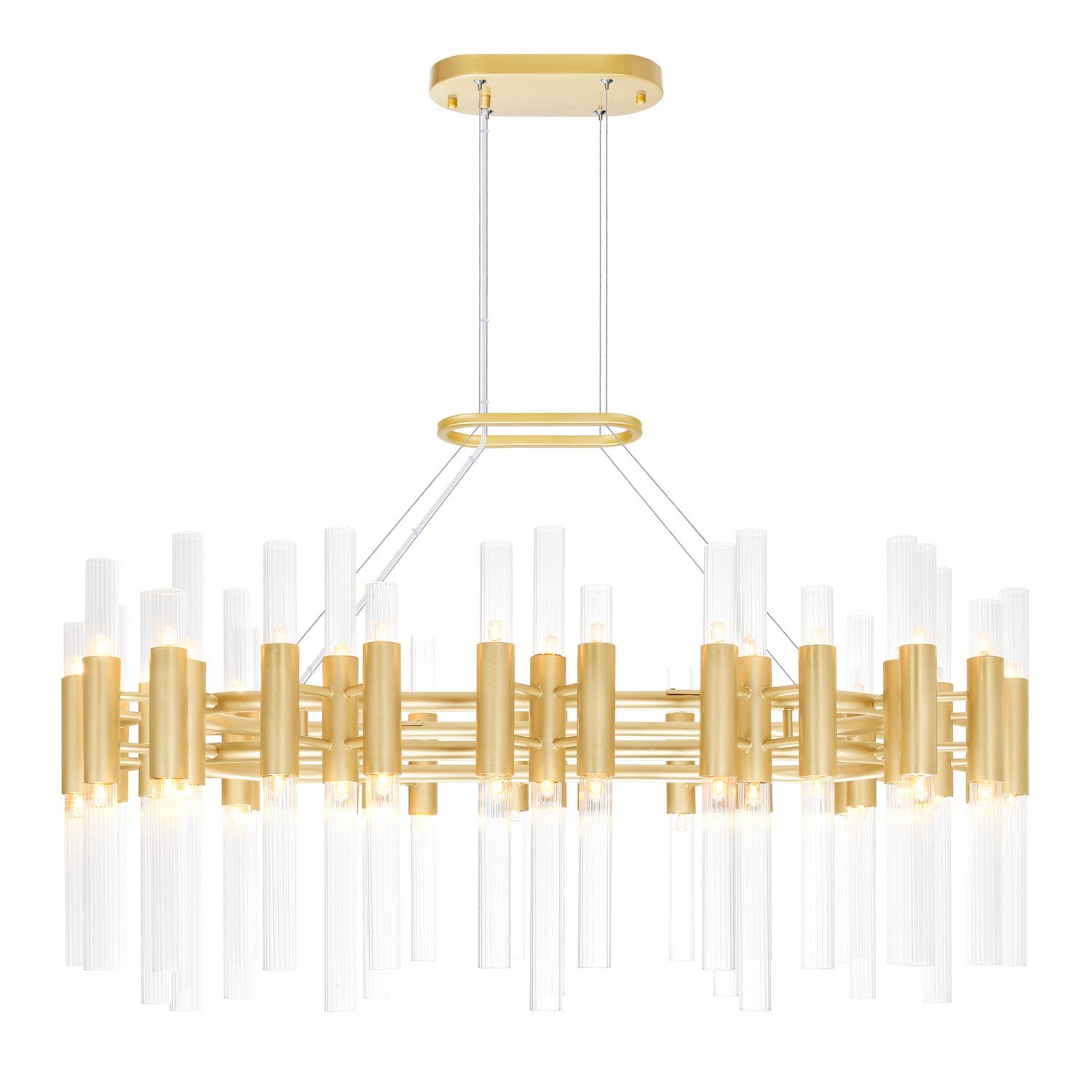 CWI Lighting Canada - 1120P39-72-602 - LED Chandelier - Orgue - Satin Gold