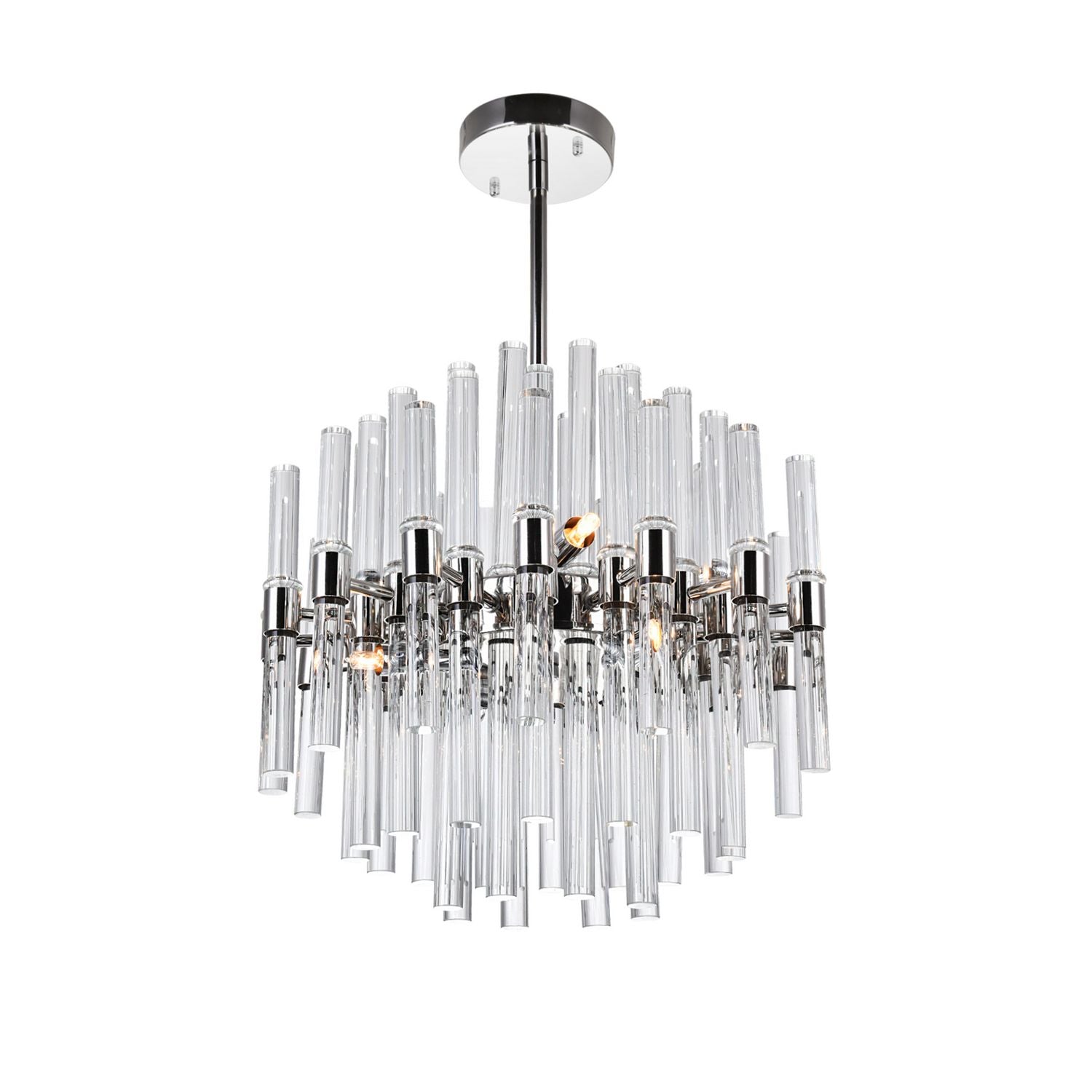 CWI Lighting Canada - 1137P16-8-613 - Eight Light Chandelier - Miroir - Polished Nickel