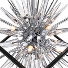CWI Lighting Canada - 1178P22-6-601 - Six lampes Suspendu - Starburst - Chrome et noir