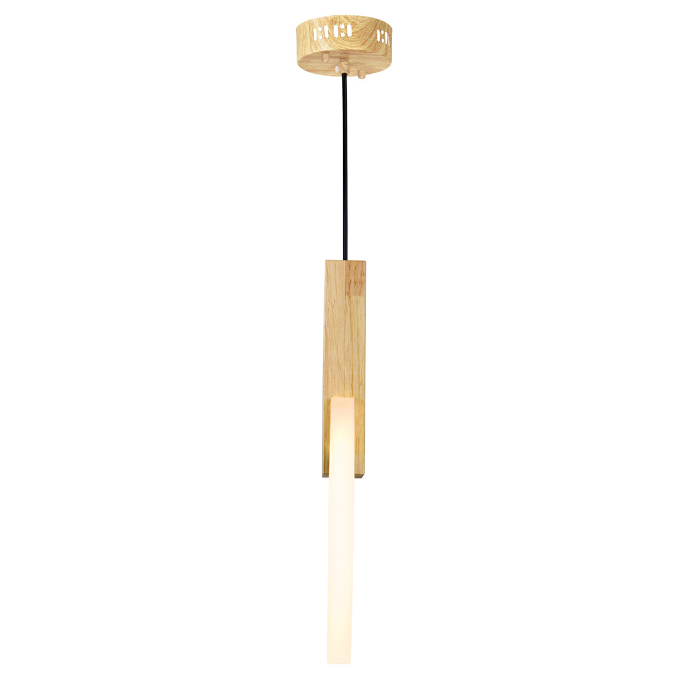 CWI Lighting Canada - 1214P8-1-236 - Mini LED Suspension - Anello - Chêne blanc