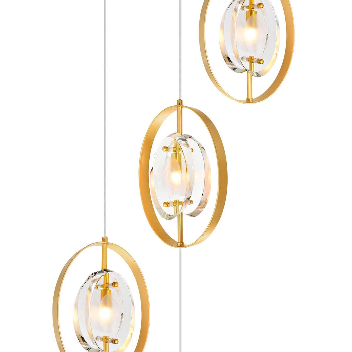 CWI Lighting Canada - 1224P21-6-625 - Six Light Pendant - Iris - Sun Gold