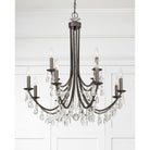 Crystorama - 8829-VZ-CL-MWP - 12 Light Chandelier - Bridgehampton - Vibrant Bronze