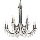 Crystorama - 8829-VZ-CL-MWP - 12 Light Chandelier - Bridgehampton - Vibrant Bronze