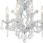Crystorama - 4474-CH-CL-I - Mini lampe à quatre lumières Suspendu - Maria Theresa - Chrome poli