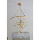 Crystorama - 610-GA - Huit lumières Suspendu - Rylee - Or antique