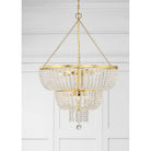 Crystorama - 610-GA - Huit lumières Suspendu - Rylee - Or antique
