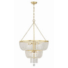 Crystorama - 610-GA - Huit lumières Suspendu - Rylee - Or antique