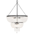 Crystorama - 610-MK - Huit Lumières Suspendu - Rylee - Noir mat