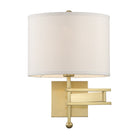 Crystorama - MAR-A8031-AG - Une lampe Murale - Marshall - Laiton vieilli