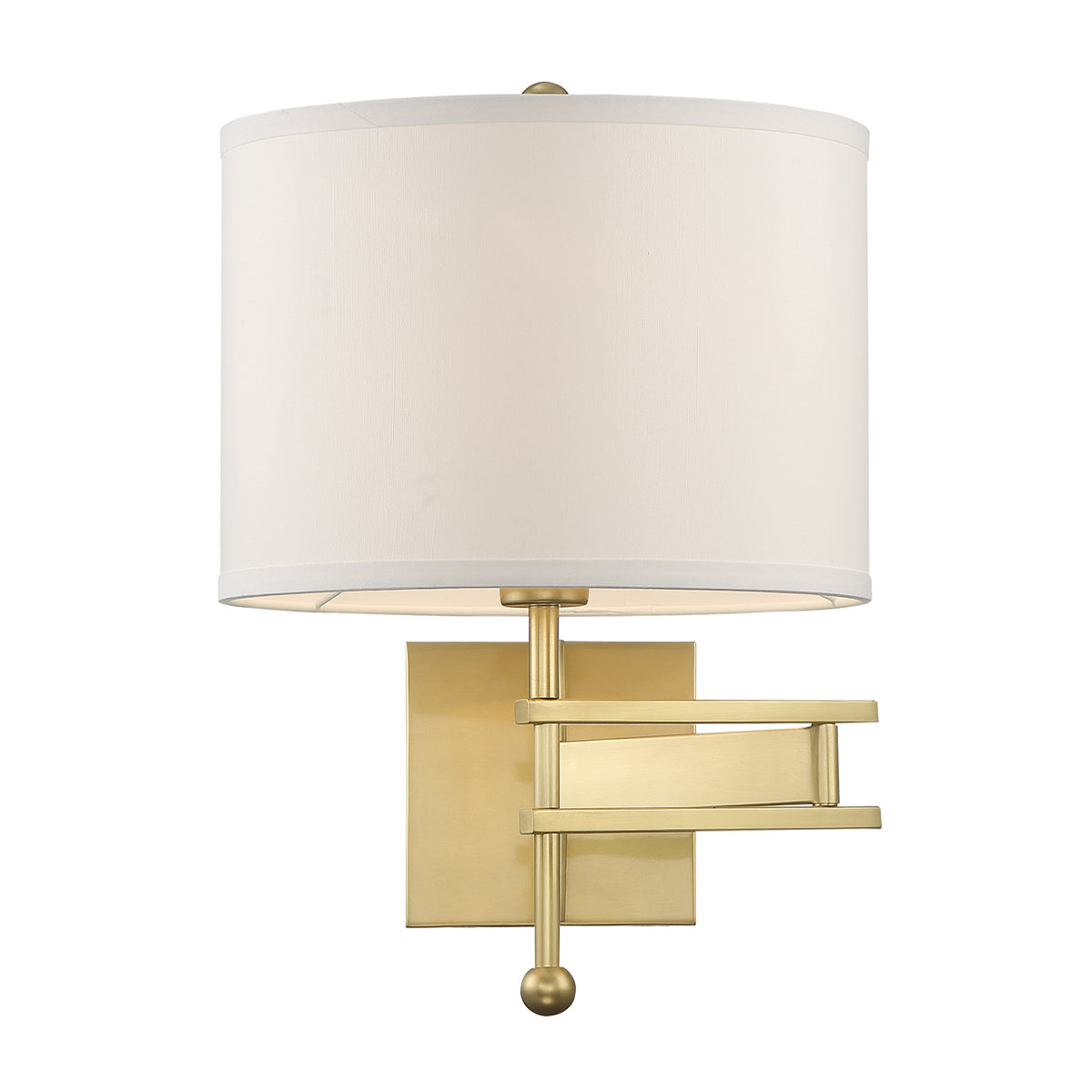 Crystorama - MAR-A8031-AG - Une lampe Murale - Marshall - Laiton vieilli