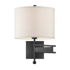 Crystorama - MAR-A8031-MK - Une lampe Murale - Marshall - Noir mat