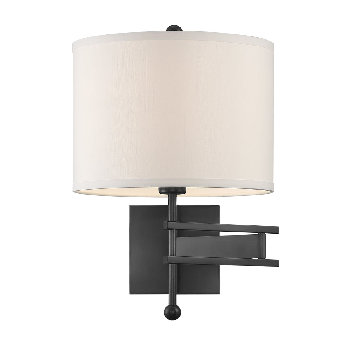Crystorama - MAR-A8031-MK - Une lampe Murale - Marshall - Noir mat