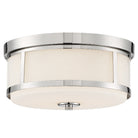 Crystorama - TRV-A3802-PN - Two Light Flush Mount - Trevor - Polished Nickel