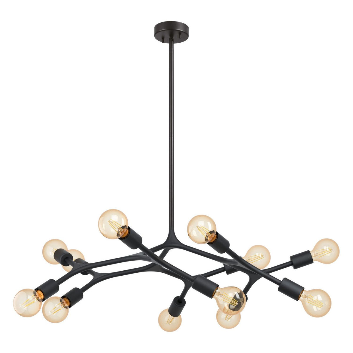 Eglo Canada - 204295A - 12 Light Suspension - Bocadella - Black