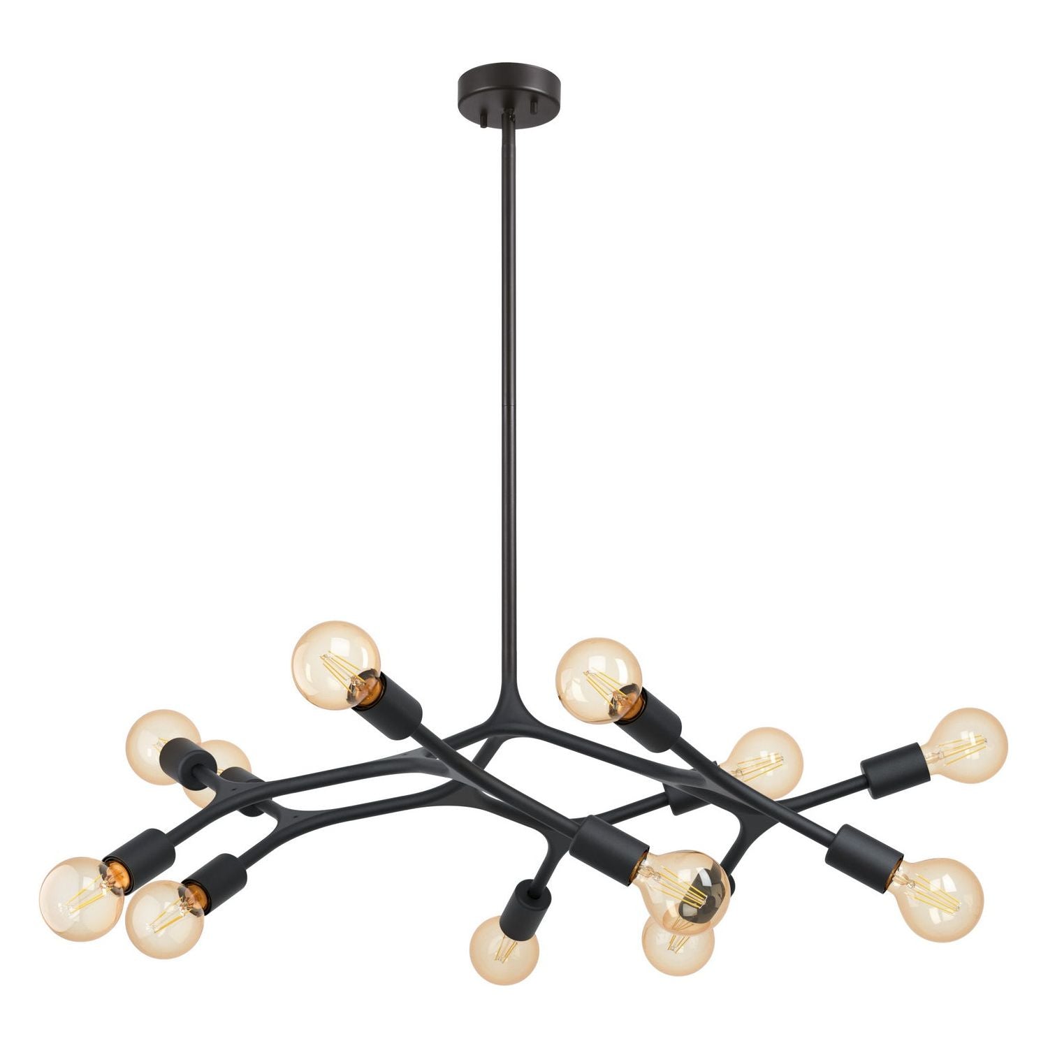 Eglo Canada - 204295A - 12 Light Suspension - Bocadella - Black