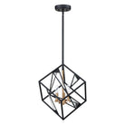 Eglo Canada - 204587A - Three Light Suspension - Corrientes - Matte Black & Brushed Gold