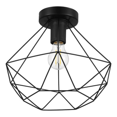 Eglo Canada - 43004A - One Light Ceiling Mount - Tarbes - Matte Black