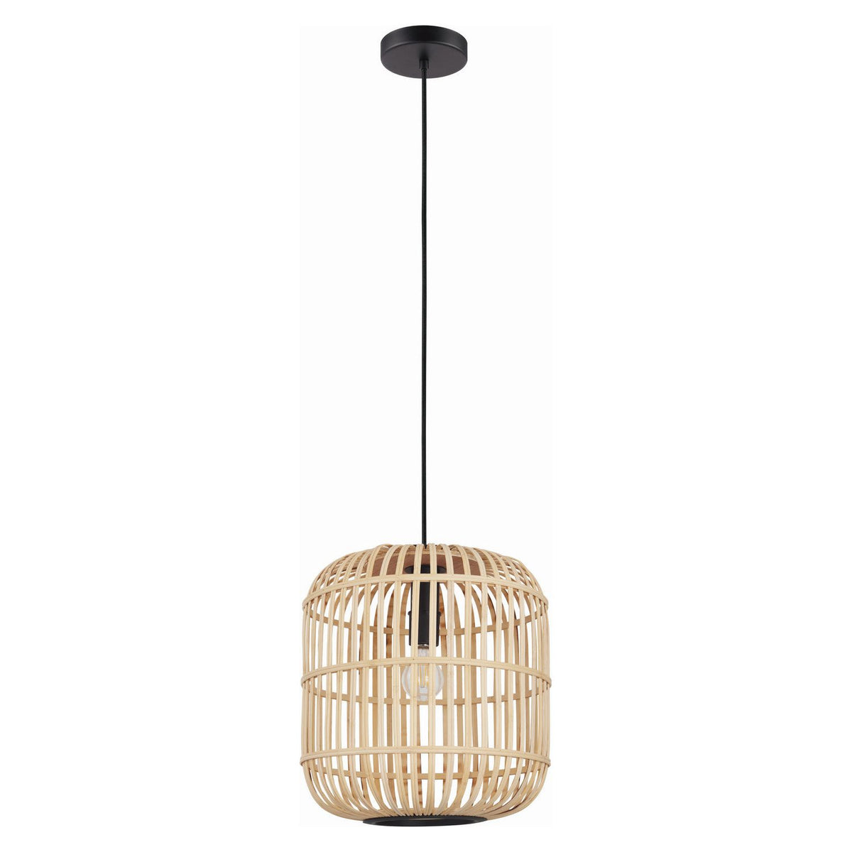 Eglo Canada - 43216A - One Light Suspension - Bordesley - Black