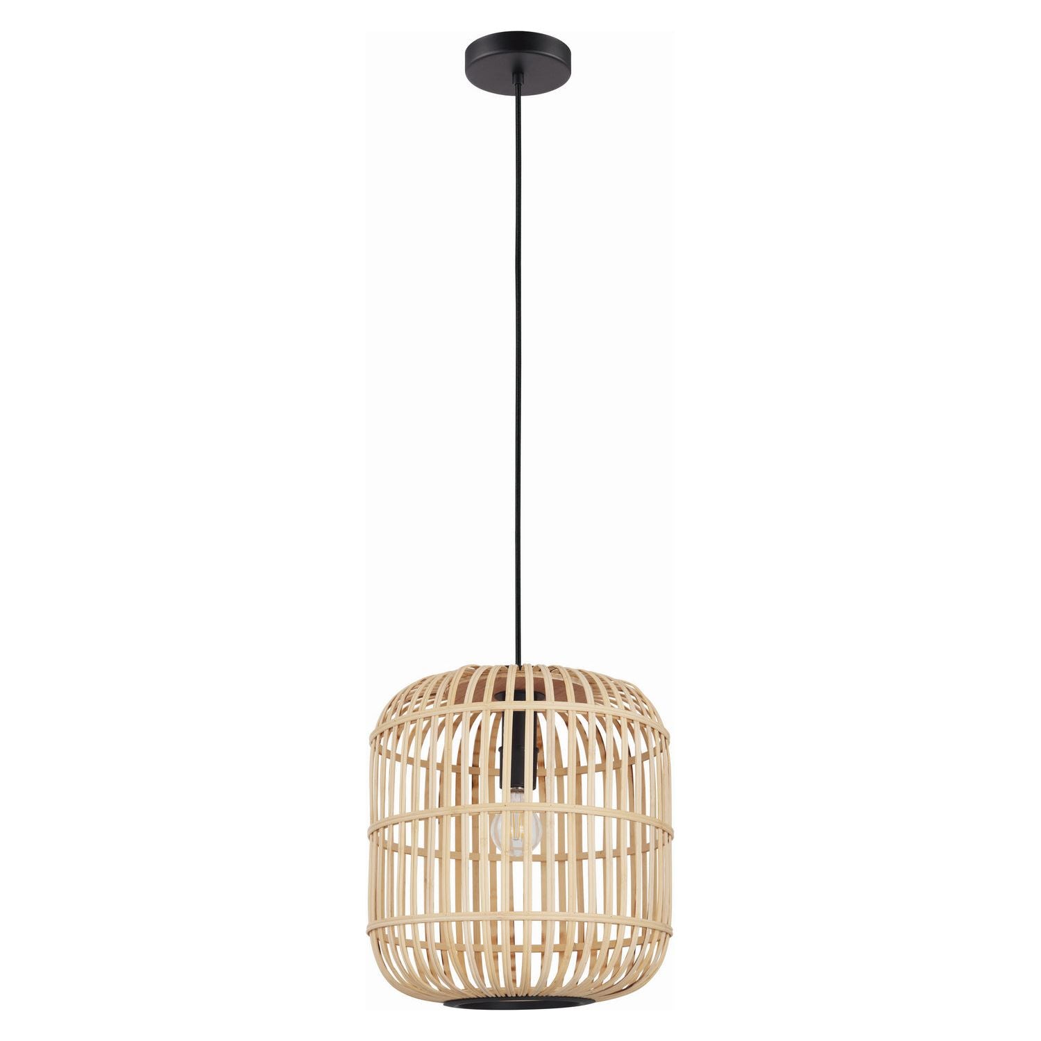 Eglo Canada - 43216A - One Light Suspension - Bordesley - Black