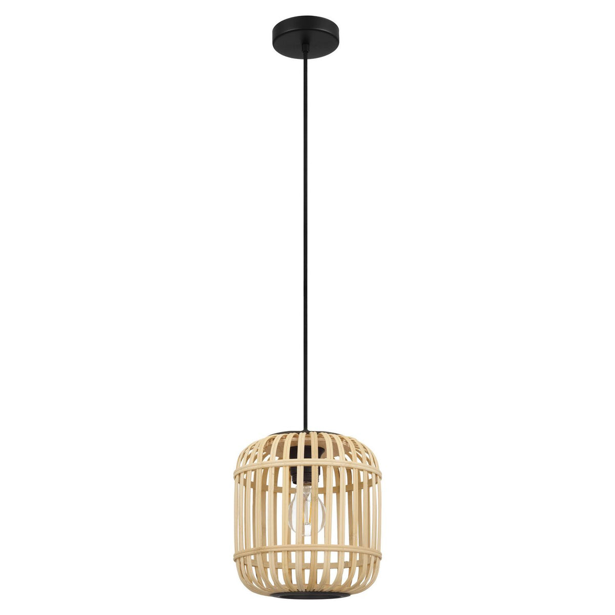 Eglo Canada - 43231A - One Light Suspension - Bordesley - Black