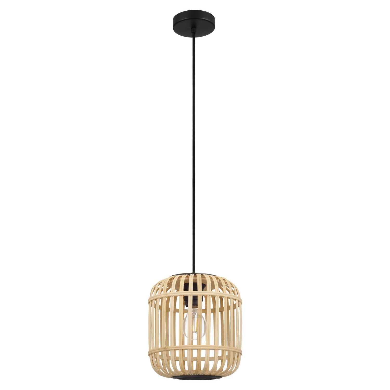 Eglo Canada - 43216A - One Light Suspension - Bordesley - Black