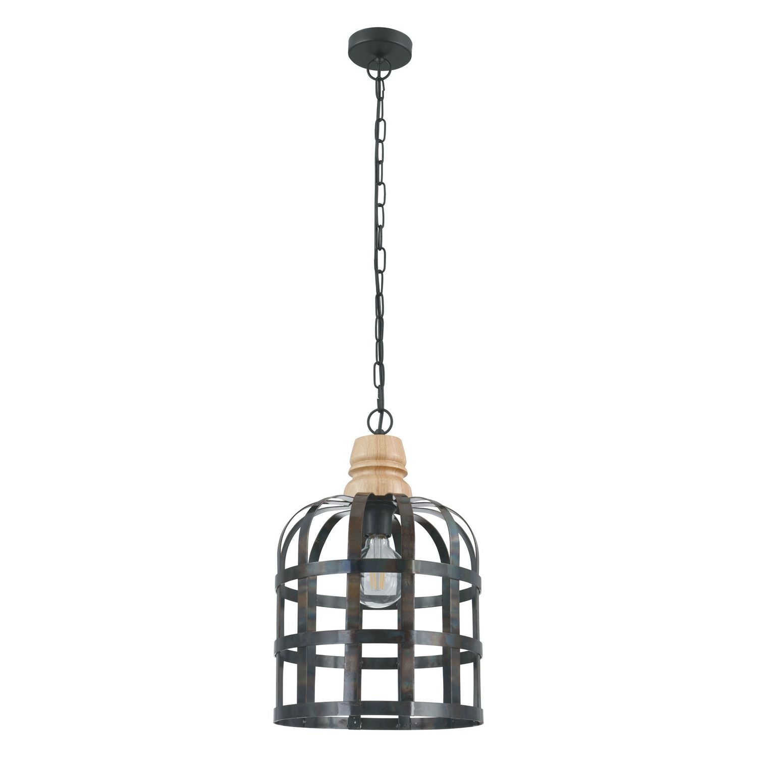 Eglo Canada - 49785A - One Light Suspension - Old Castle - Black