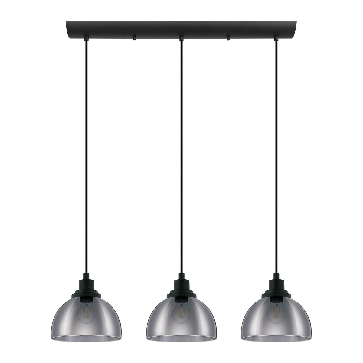Eglo Canada - 98384A - Three Light Suspension - Beleser - Black