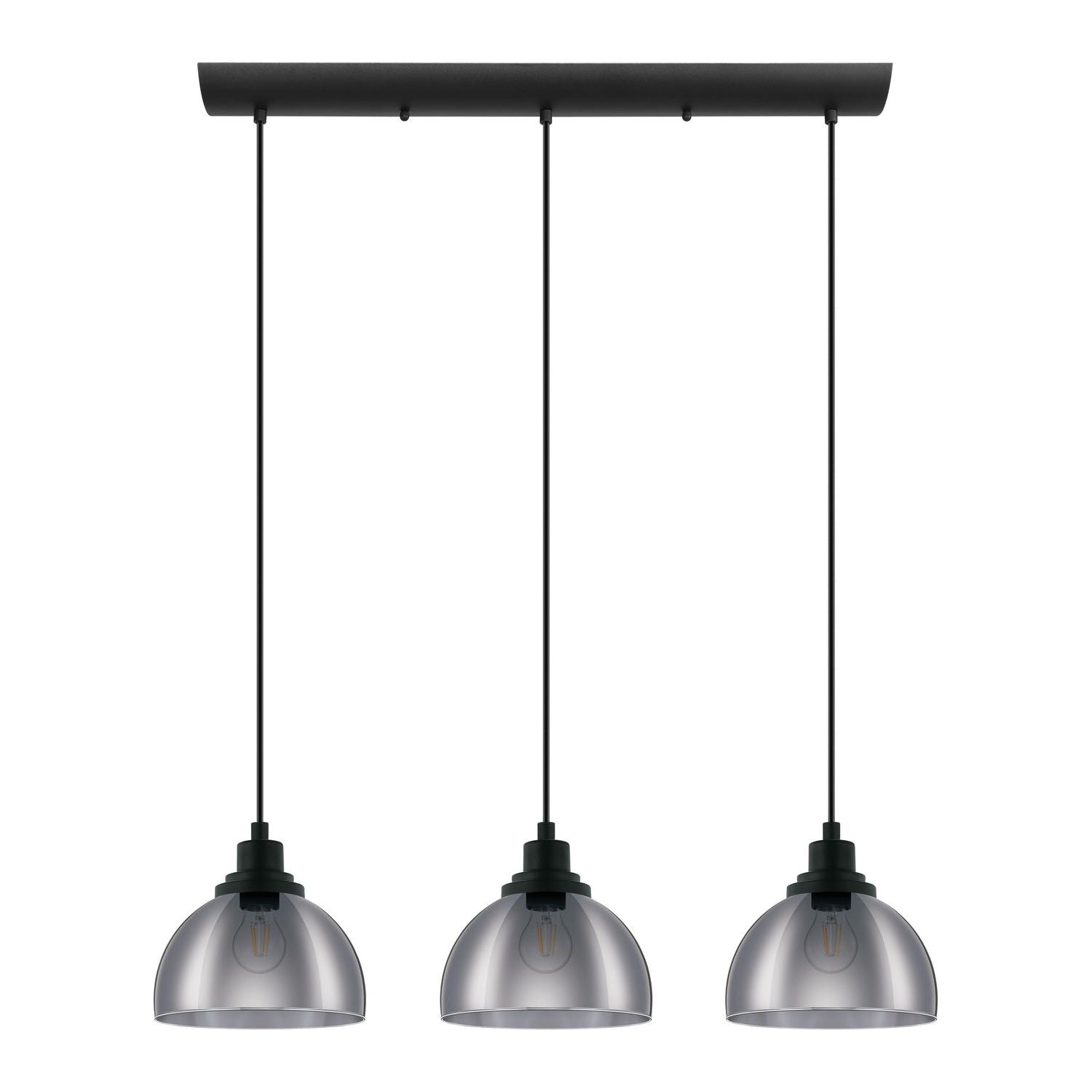 Eglo Canada - 98384A - Three Light Suspension - Beleser - Black