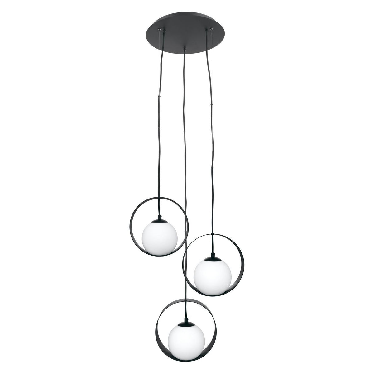 Eglo Canada - 98441A - Three Light Suspension - Camargo - Black