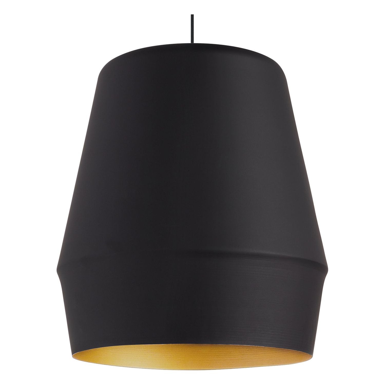 Visual Comfort Modern - 700TDALEBG - One Light Pendant - Allea - Black/Gold
