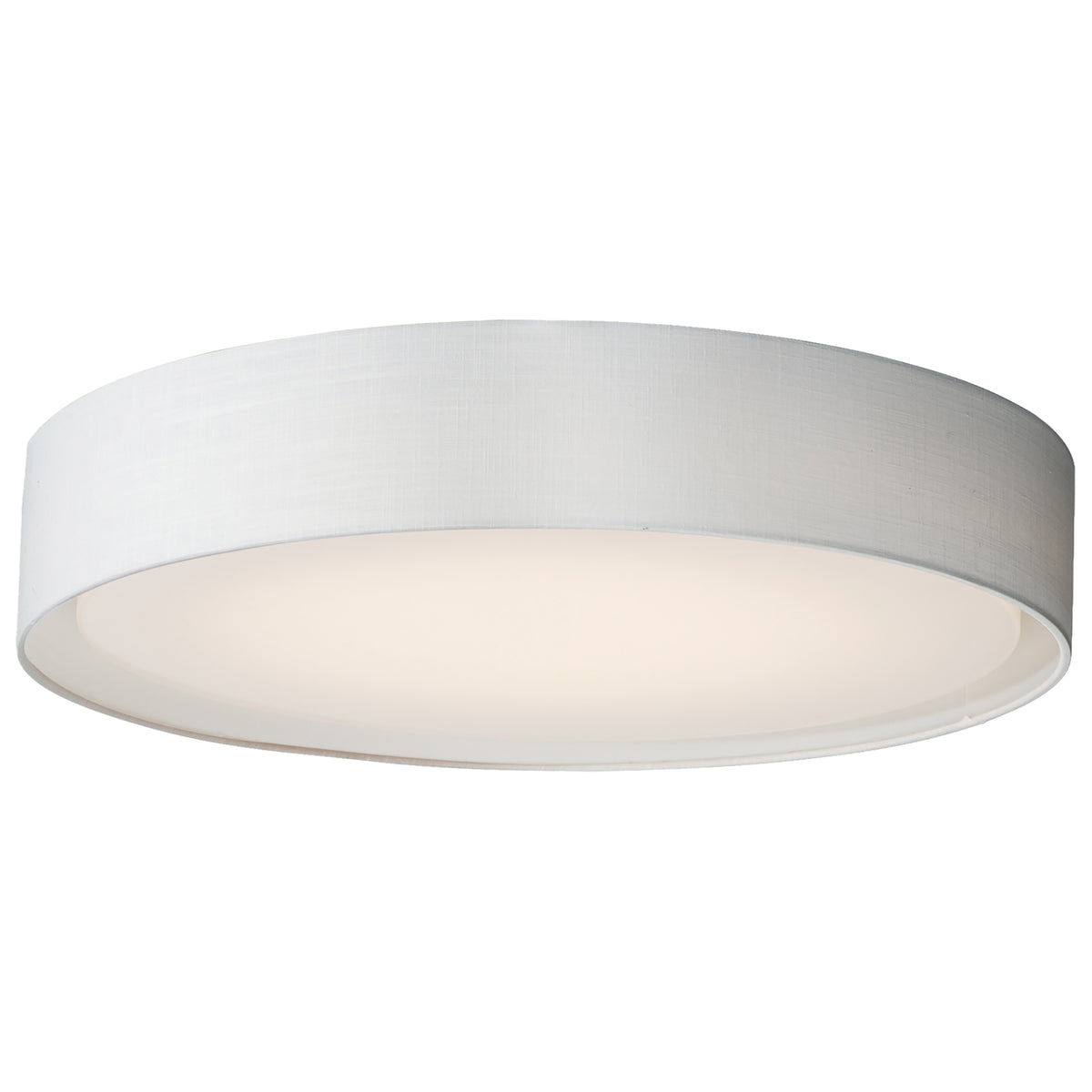 Maxim Lighting 10237WL Prime 25" LED Plafonnier 120-277V en lin blanc