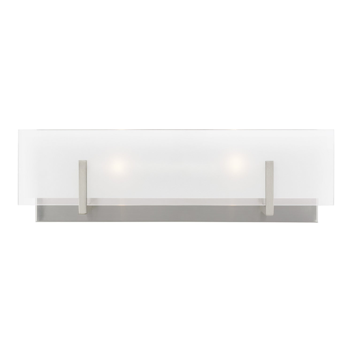 Visual Comfort Studio Canada - 4430802EN-962 - Two Light Wall / Bath - Syll - Brushed Nickel