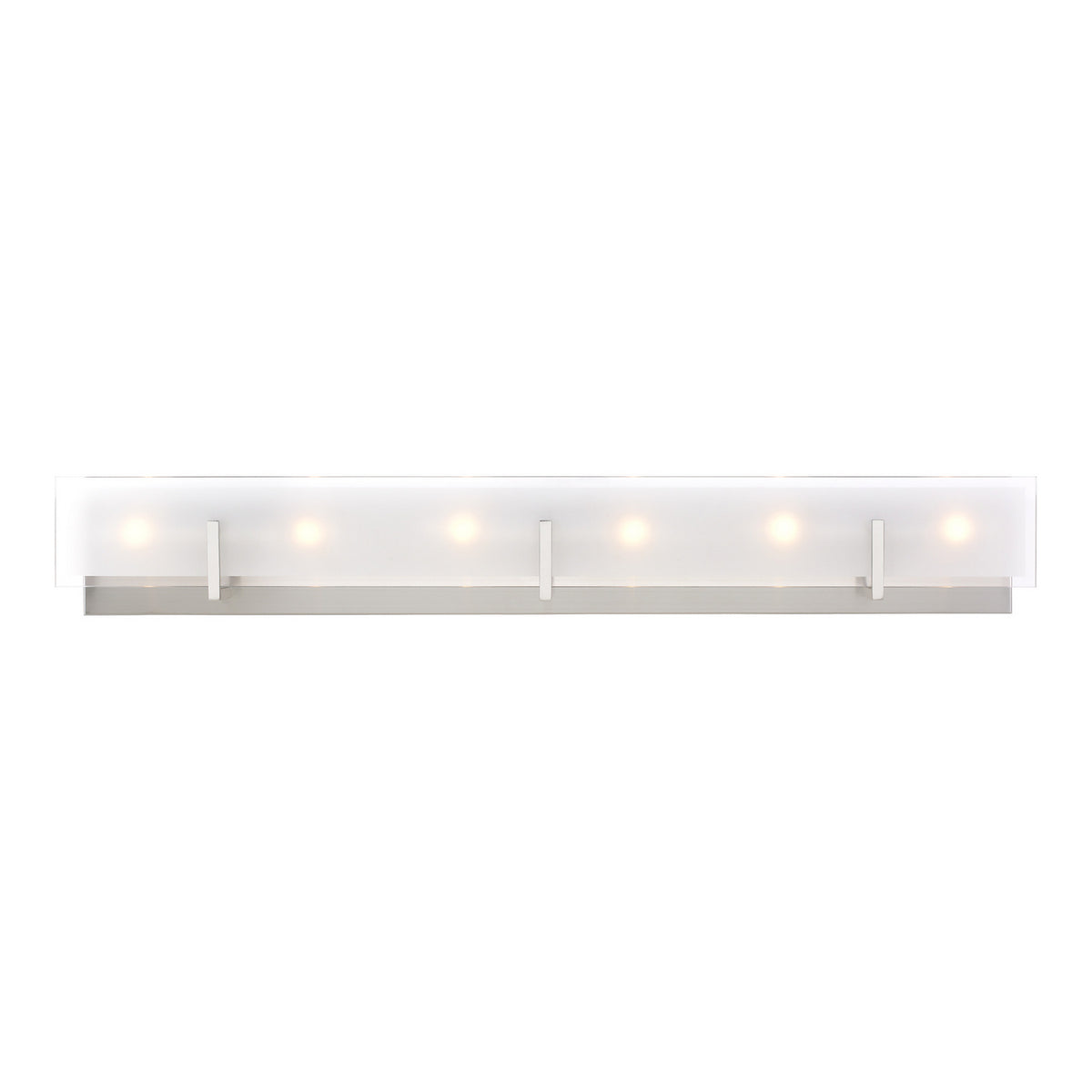Visual Comfort Studio Canada - 4430806EN-962 - Six Light Wall / Bath - Syll - Brushed Nickel