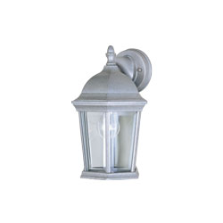 Applique murale d'extérieur Maxim Lighting 1024PE Builder Cast en étain