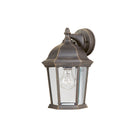 Applique murale d'extérieur Maxim Lighting 1024RP Builder Cast, finition patine rouille