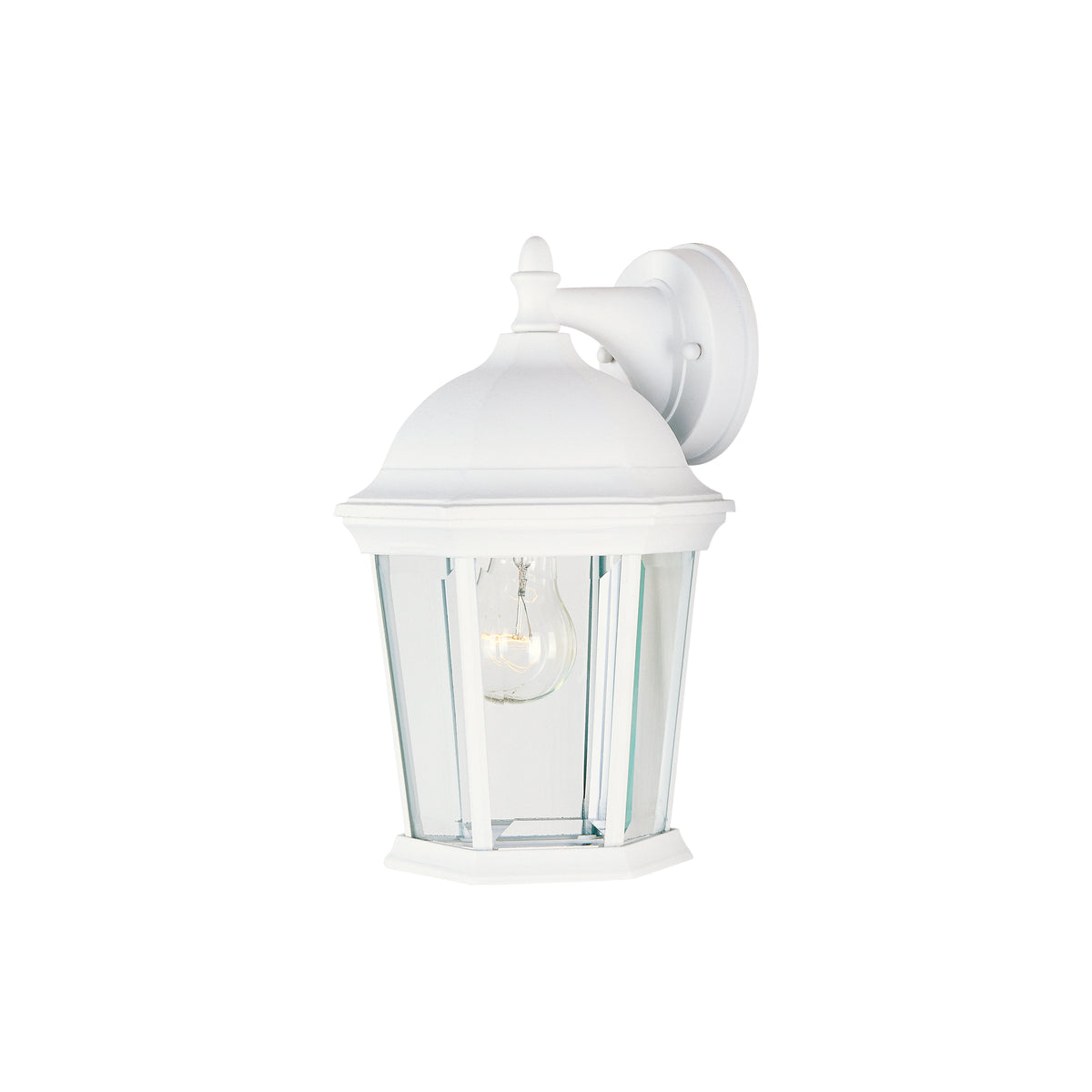 Applique murale d'extérieur Maxim Lighting 1024WT Builder Cast, blanche
