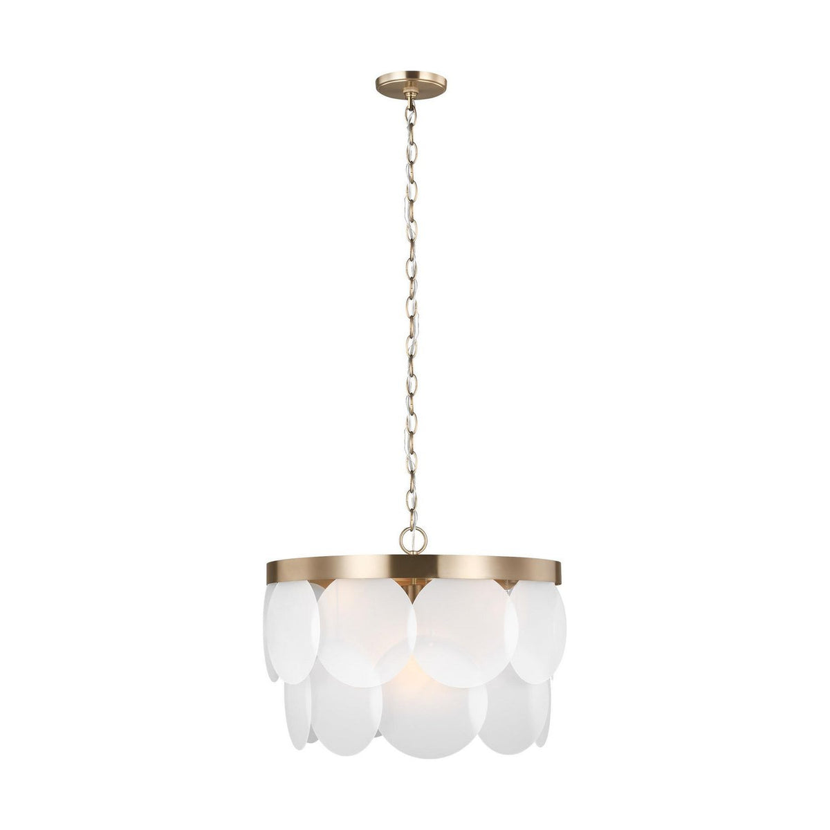Visual Comfort Studio Canada - 5102506EN-848 - Six Light Pendant - Mellita - Satin Brass