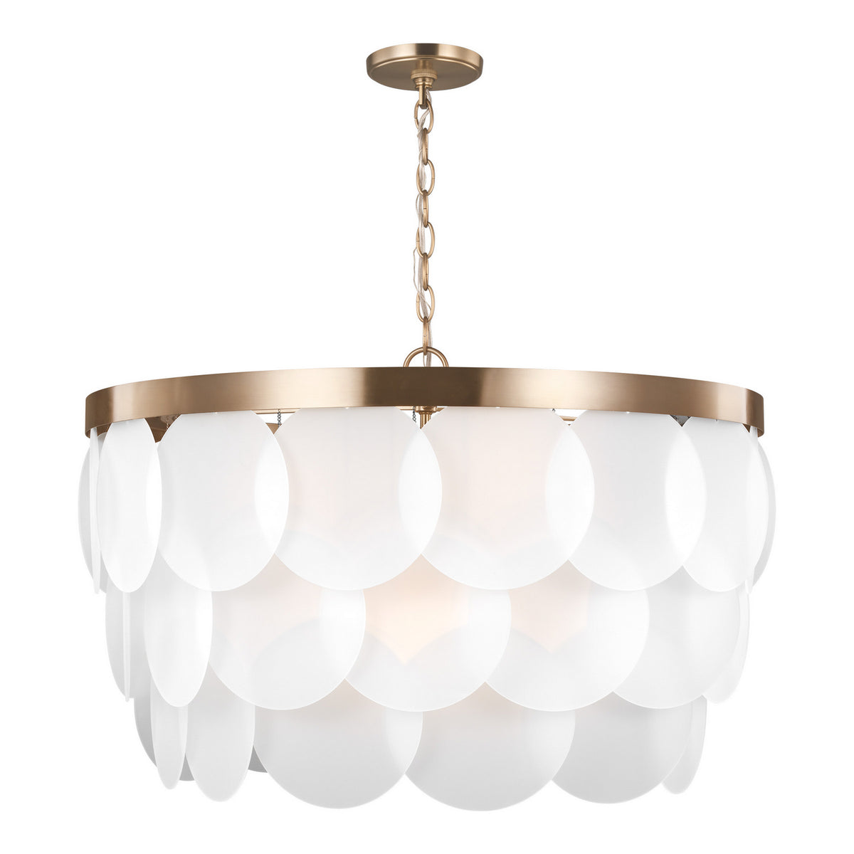 Visual Comfort Studio Canada - 5202508-848 - Eight Light Pendant - Mellita - Satin Brass