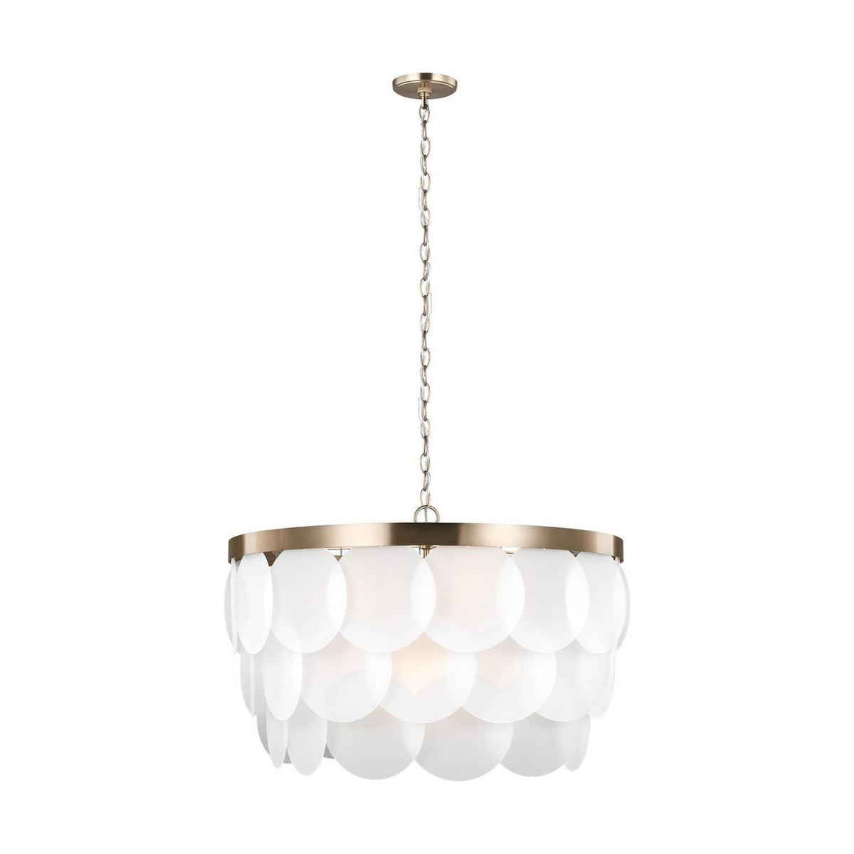 Visual Comfort Studio Canada - 5202508EN-848 - Eight Light Pendant - Mellita - Satin Brass