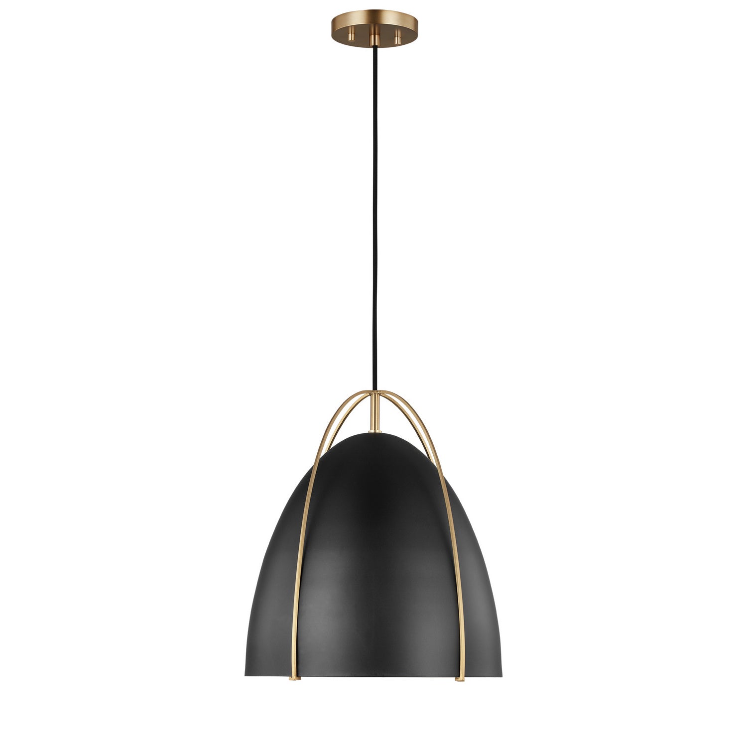 Visual Comfort Studio Canada - 6551701-848 - One Light Pendant - Norman - Satin Brass