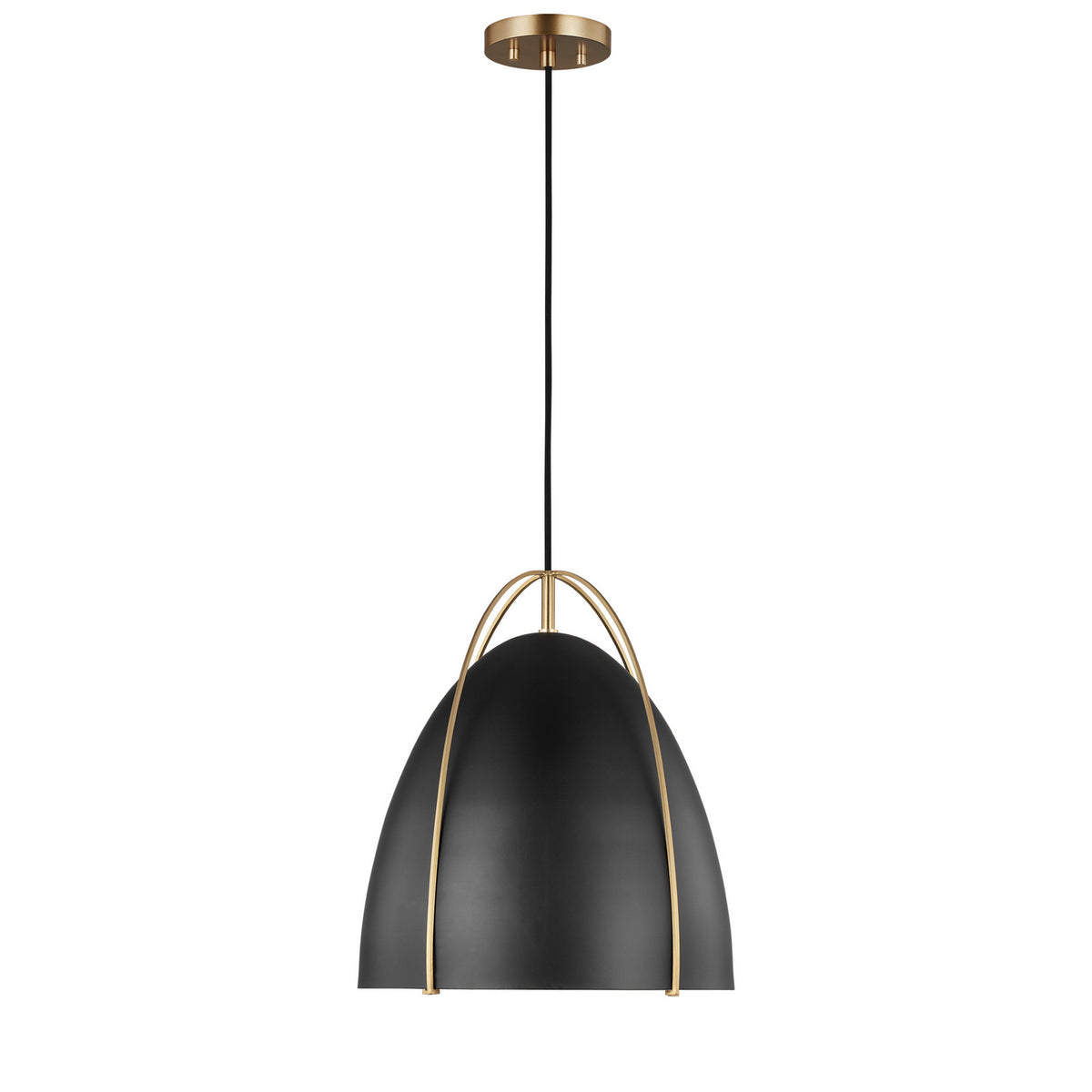 Visual Comfort Studio Canada - 6551701-848 - One Light Pendant - Norman - Satin Brass