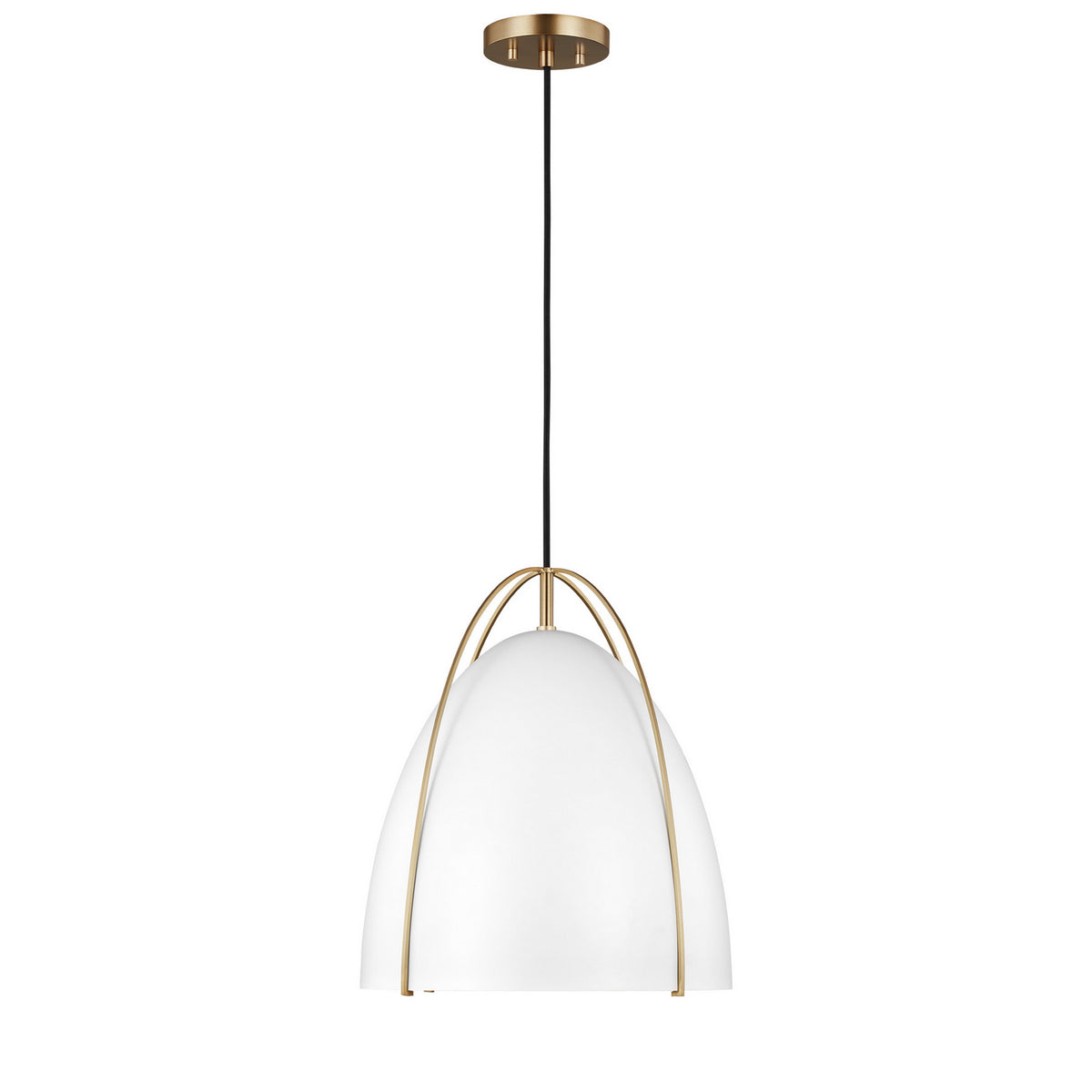 Visual Comfort Studio Canada - 6551801-848 - One Light Pendant - Norman - Satin Brass
