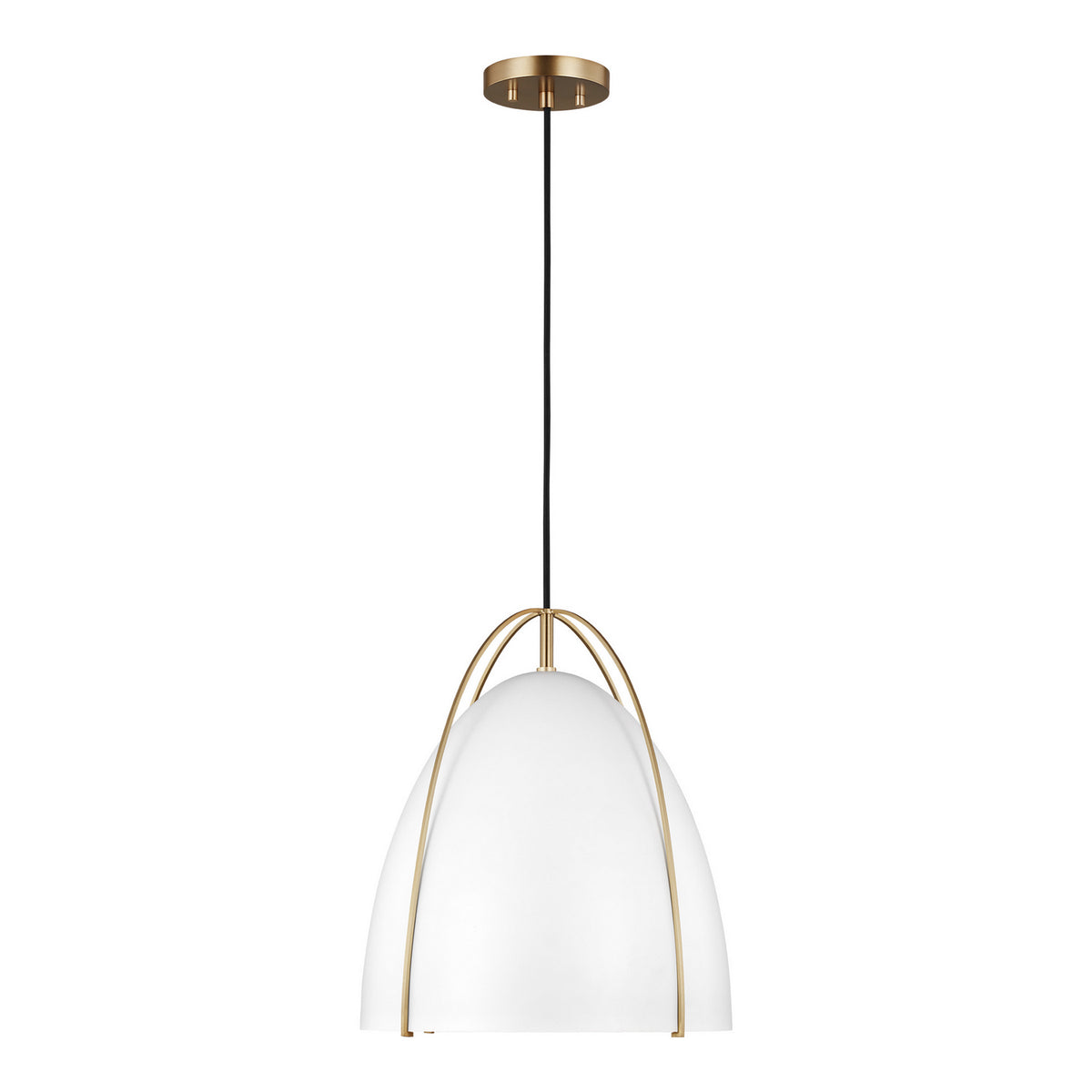 Visual Comfort Studio Canada - 6551801EN3-848 - One Light Pendant - Norman - Satin Brass