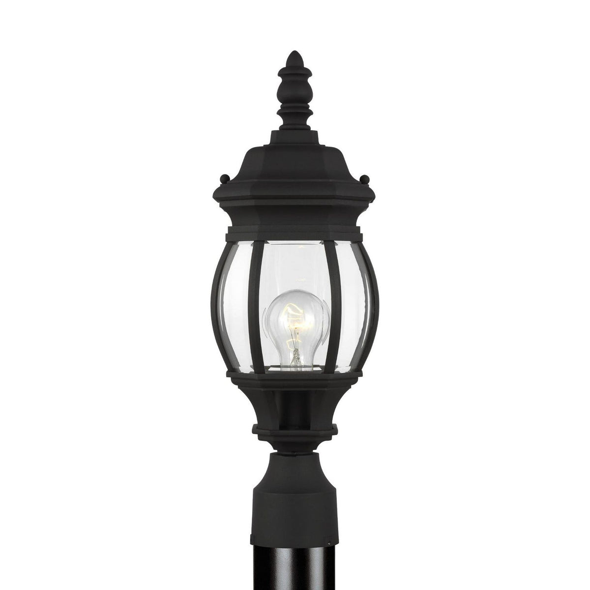 Generation Lighting Canada - 82202-12 - One Light Outdoor Post Lantern - Wynfield - Black
