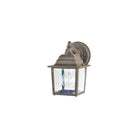 Applique murale extérieure Maxim Lighting 1025RP Builder Cast à une lumière (1025) en finition patinée rouille