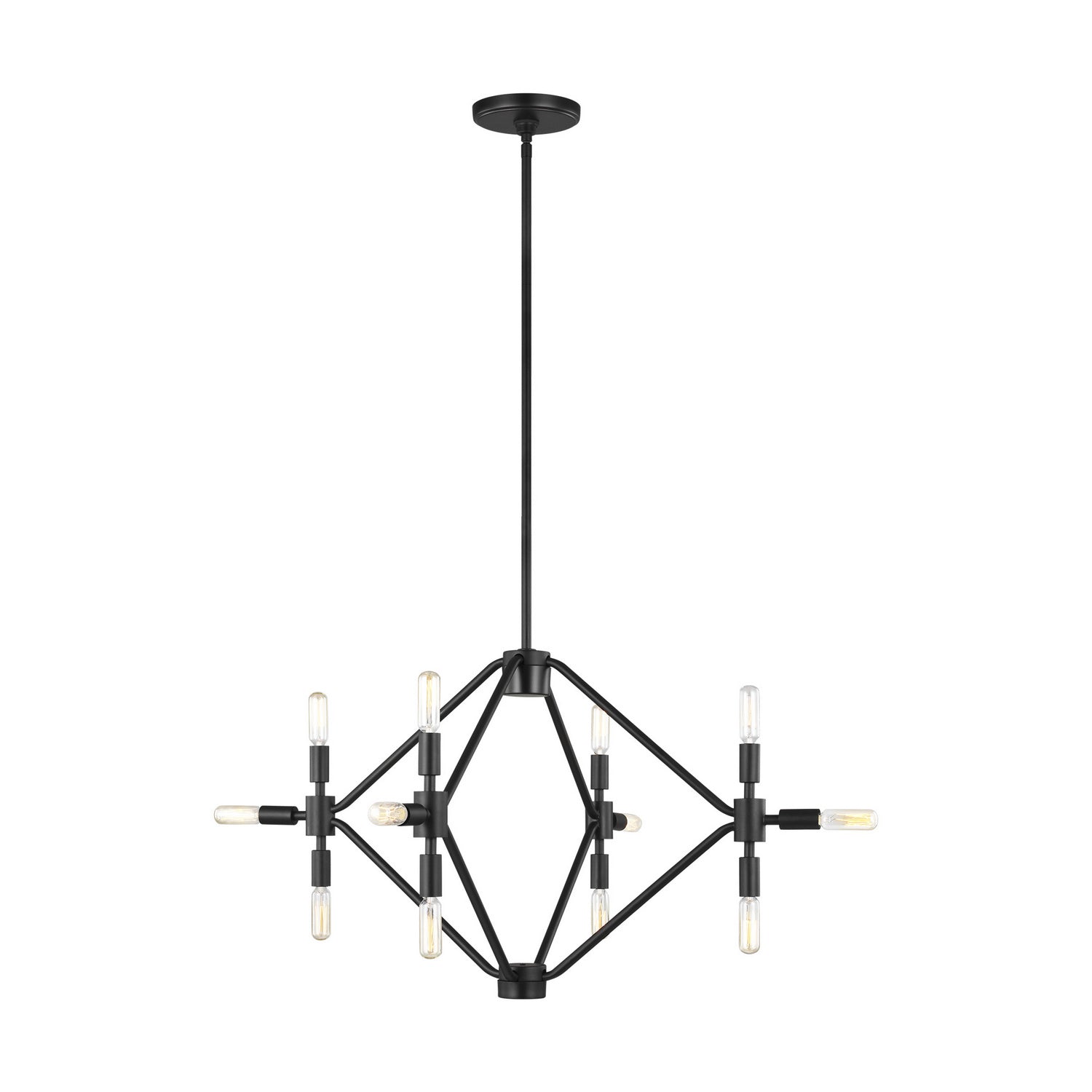 Visual Comfort Studio Canada - 5106712-112 - 12 Light Chandelier - Wyn - Midnight Black