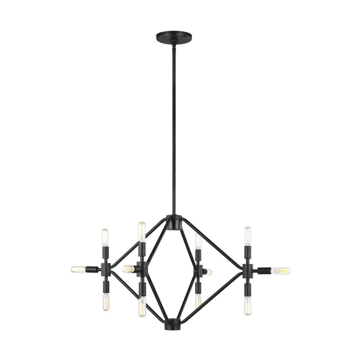 Visual Comfort Studio Canada - 5106712-112 - 12 Light Chandelier - Wyn - Midnight Black