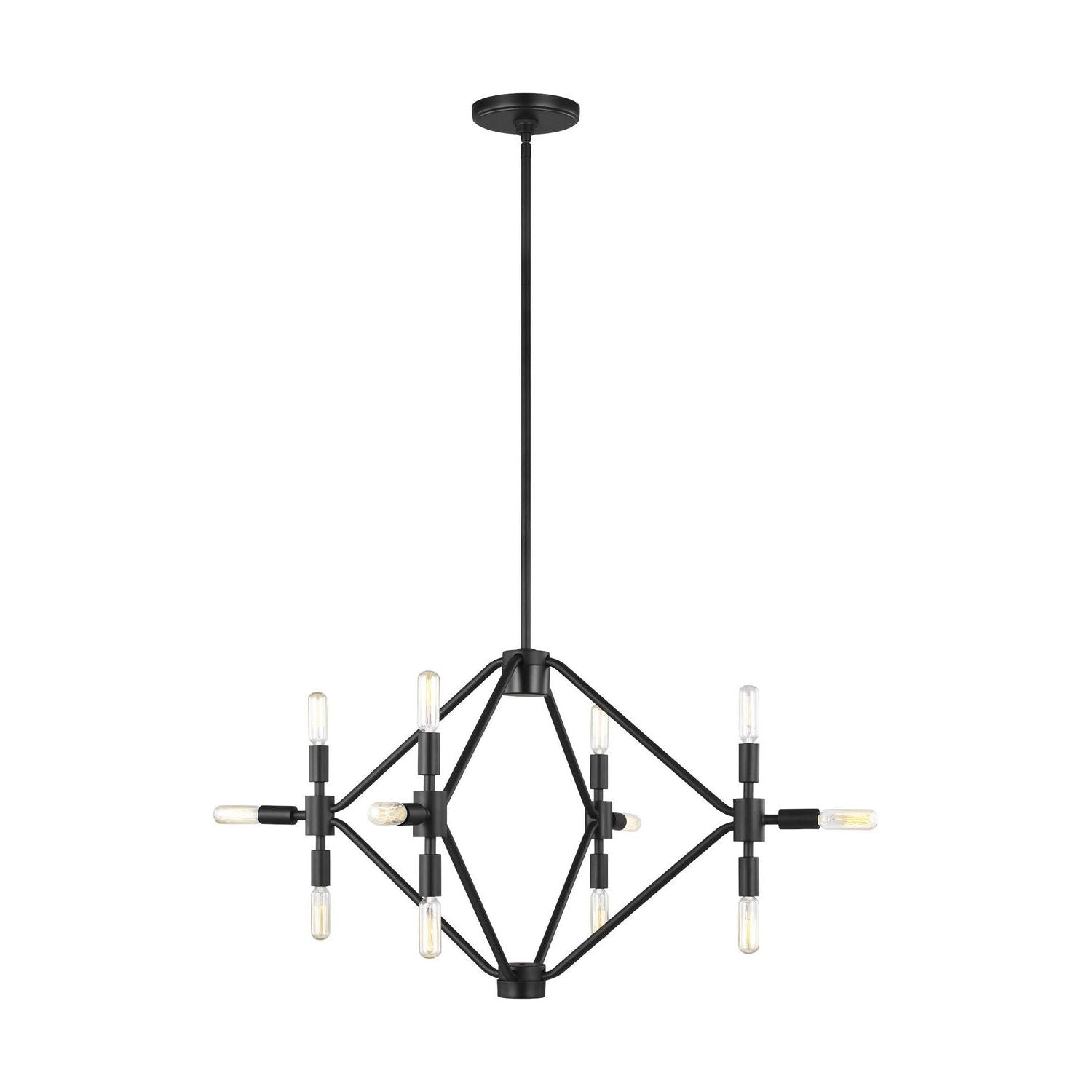 Visual Comfort Studio Canada - 5106712EN-112 - 12 Light Chandelier - Wyn - Midnight Black