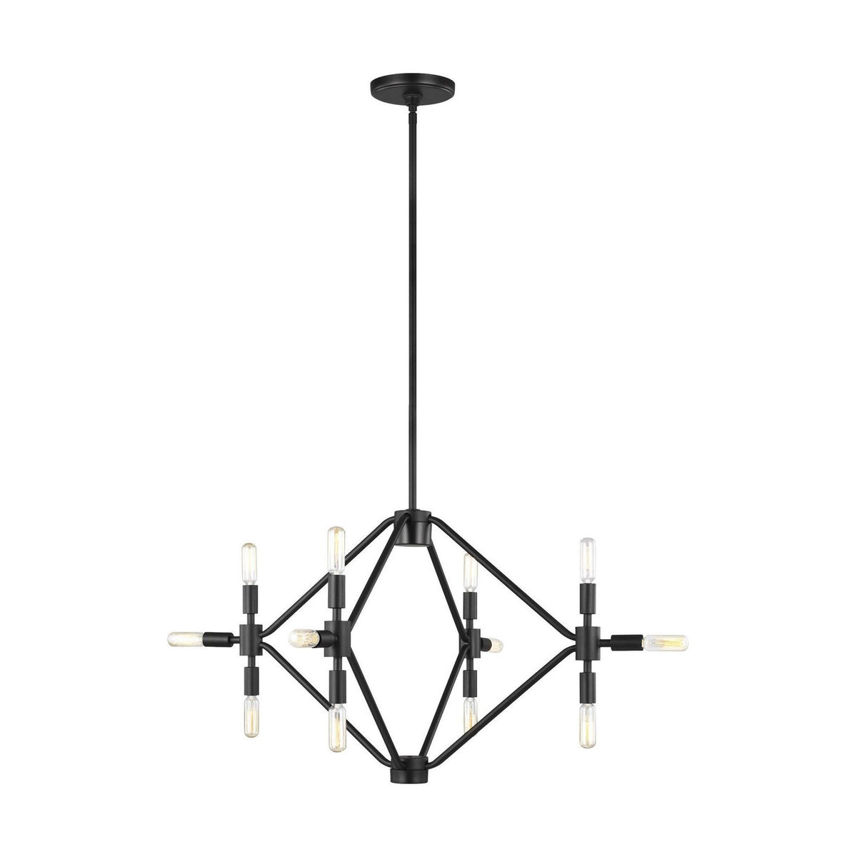 Visual Comfort Studio Canada - 5106712EN-112 - 12 Light Chandelier - Wyn - Midnight Black