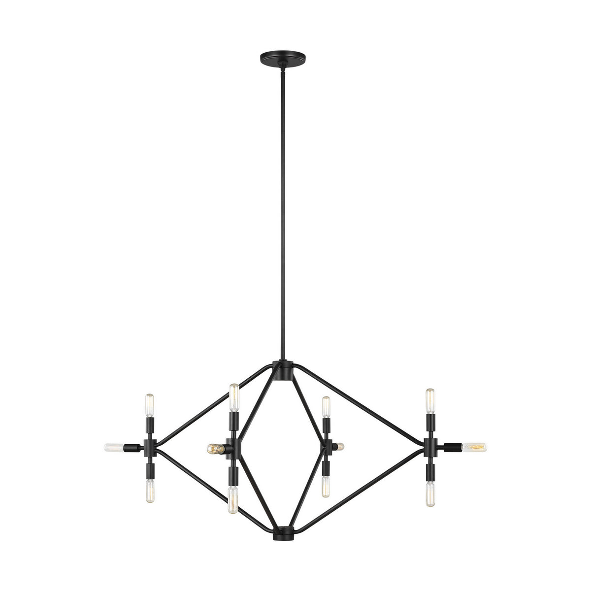 Visual Comfort Studio Canada - 5206712-112 - 12 Light Chandelier - Wyn - Midnight Black